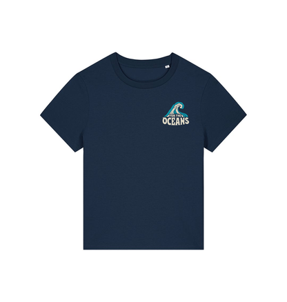 French Navy Printed T-shirt Front
