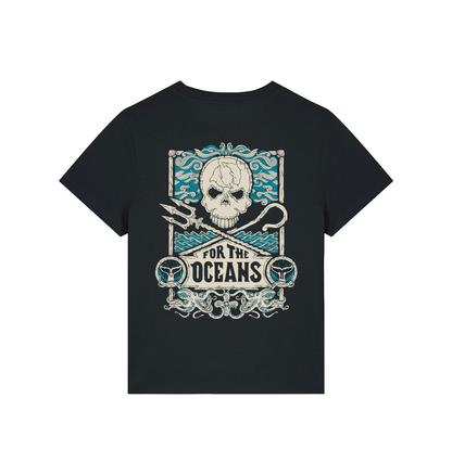 Black Printed T-shirt Back