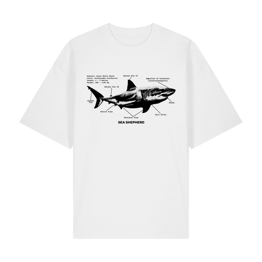White Printed T-shirt Front