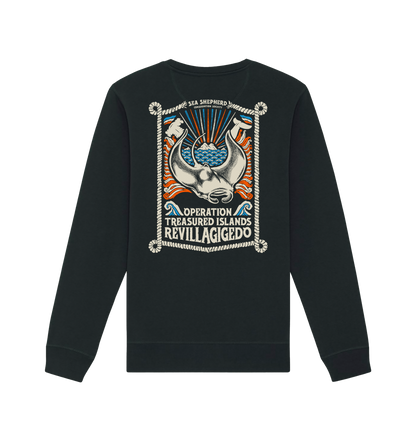 Black Printed Sweater