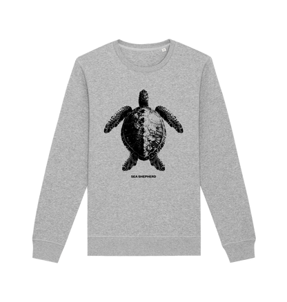 Heather Grey Printed Sweater