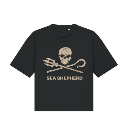 Black Printed T-shirt Front