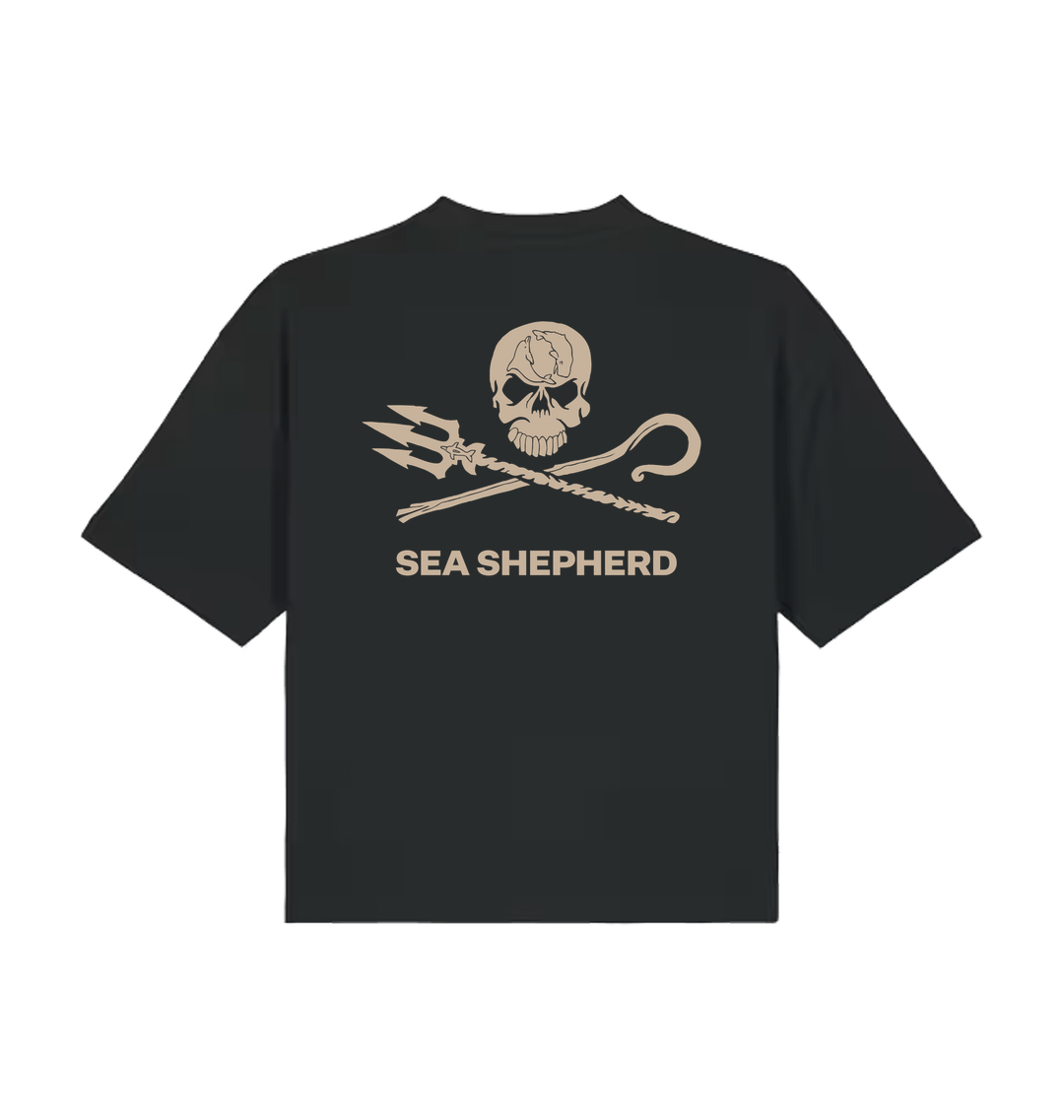 Black Printed T-shirt Back