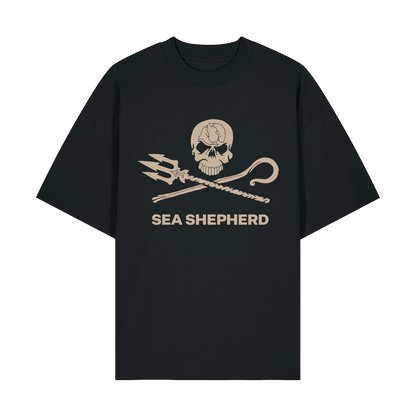Black Printed T-shirt Front