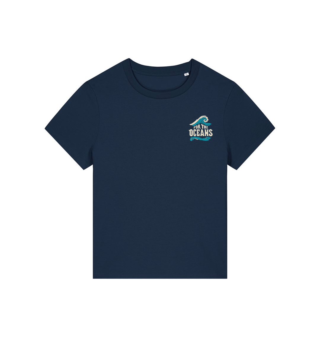 French Navy Printed T-shirt Front