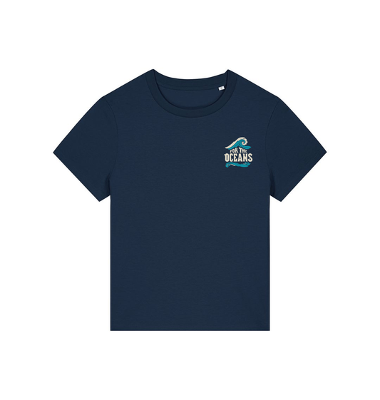 French Navy Printed T-shirt Front