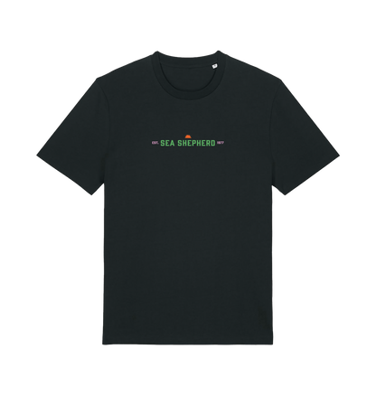Black Printed T-shirt Front