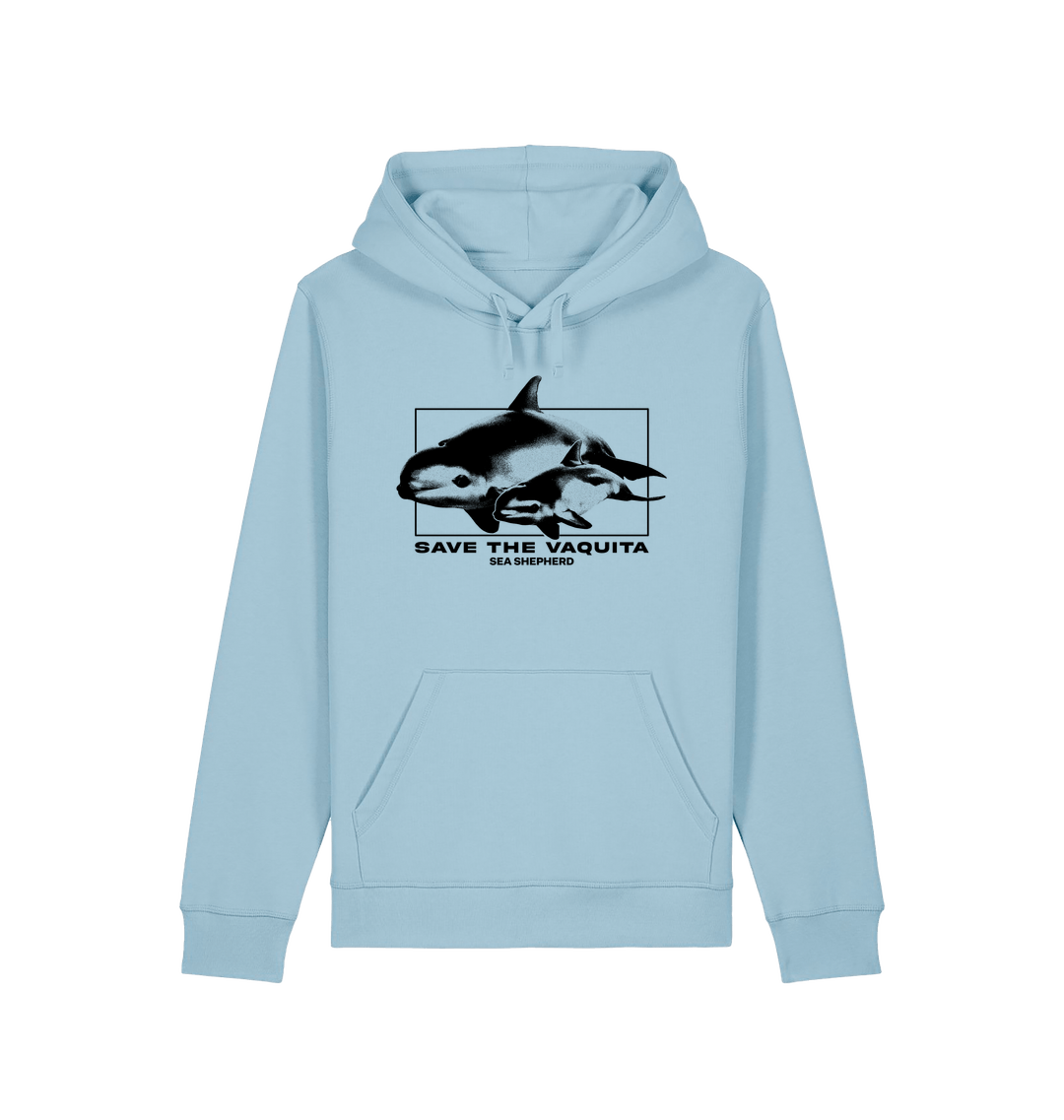 Sky Blue Printed Hoody