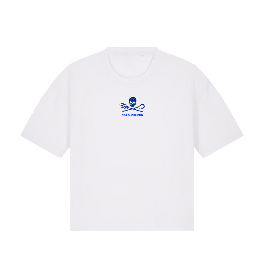 White Printed T-shirt Front