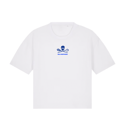 White Printed T-shirt Front