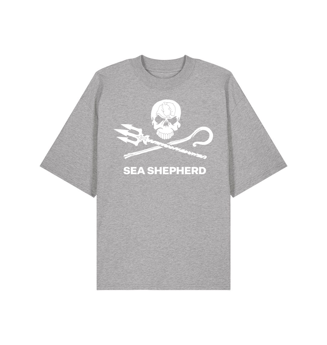 Heather Grey Printed T-shirt Front