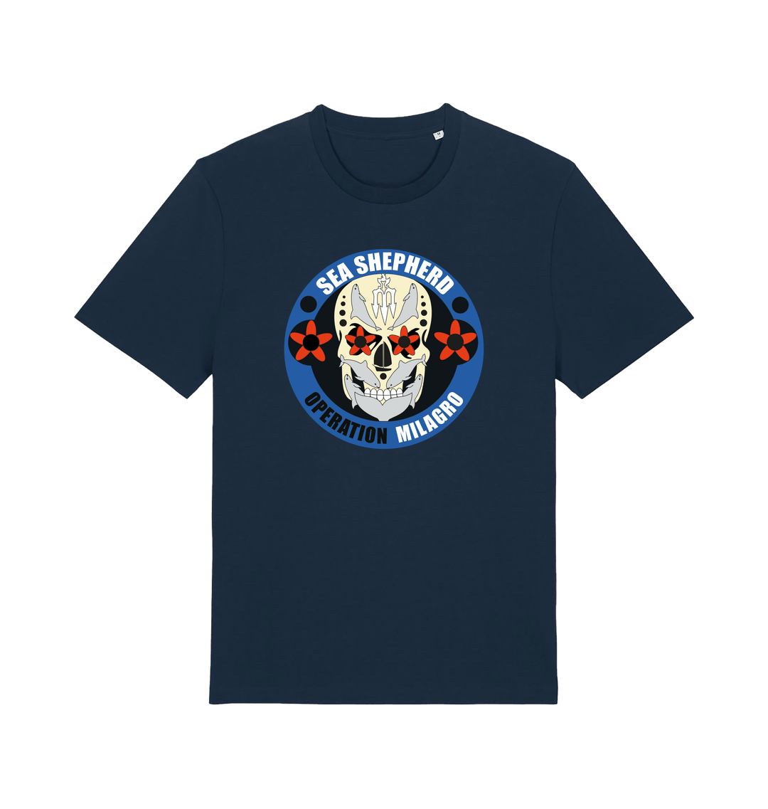 French Navy Printed T-shirt