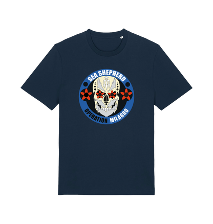 French Navy Printed T-shirt