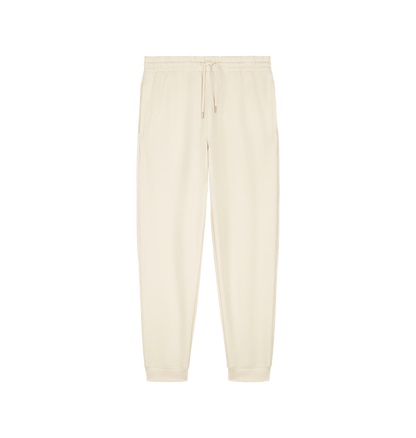 Natural Raw Printed Mens Joggers Front