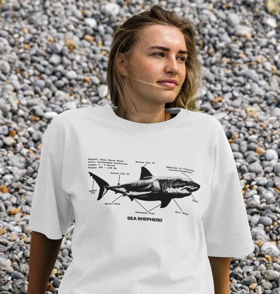 Great White Shark Women's T-Shirt | Shark Lover Gift | Sea