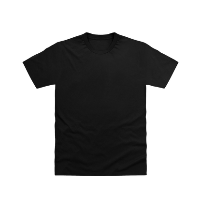 Black Printed T-shirt Front